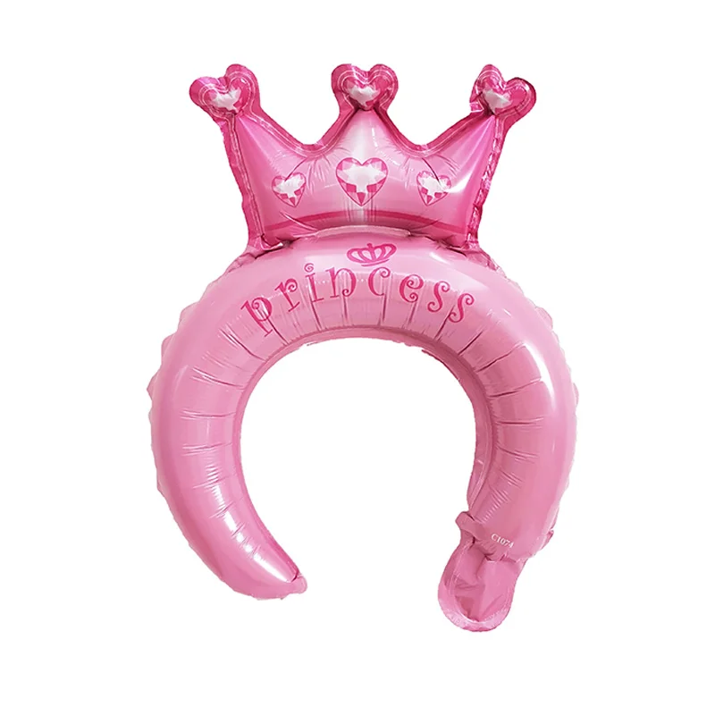 Princess 10pcs 10 шт./лот милый Микки повязка на голову "Минни" фольгированный шар кролик медведь животные воздушные шары Детские игрушки День рождения украшения - Цвет: Princess 10pcs