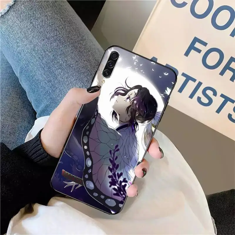 

Anime Kochou Kanae Demon Slayer Phone Case For Samsung galaxy A S note 10 7 8 9 20 30 31 40 50 51 70 71 21 s ultra plus