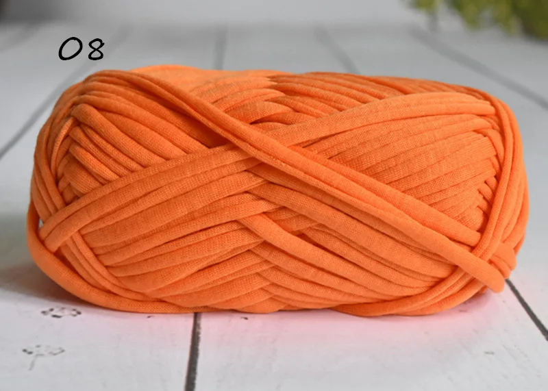 08 1pc 100 г/шар плотная ткань полоса Пряжа Ремесло для ручная вязка крючком DIY подушка одеяло ткань полоса для сумок - Цвет: 08 1pc