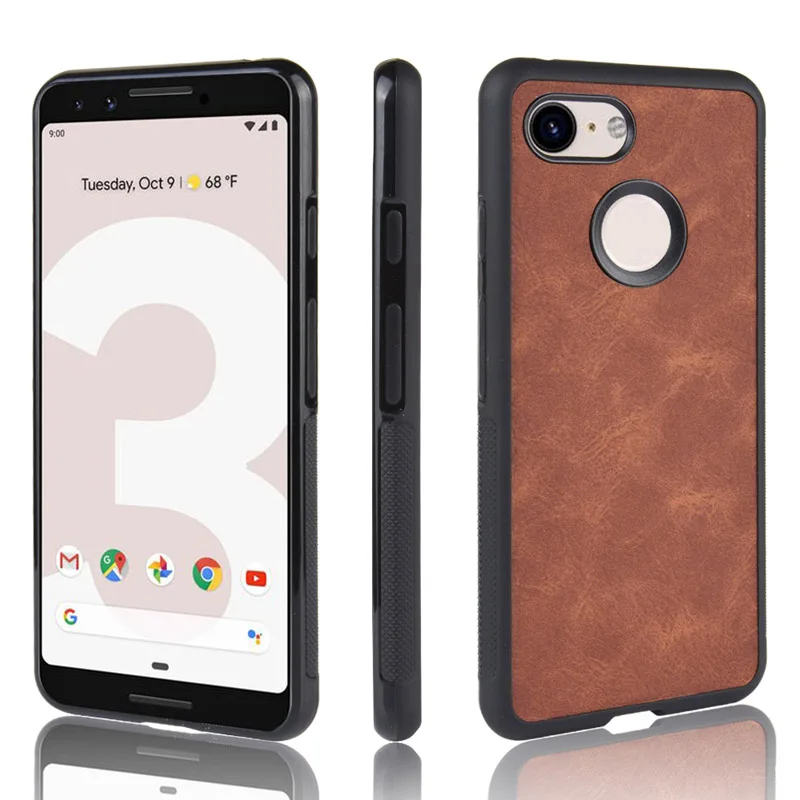 Чехол для Google Pixel 4 XL 4XL 3 3XL 3A 3AXL деловой винтажный мягкий матовый чехол из