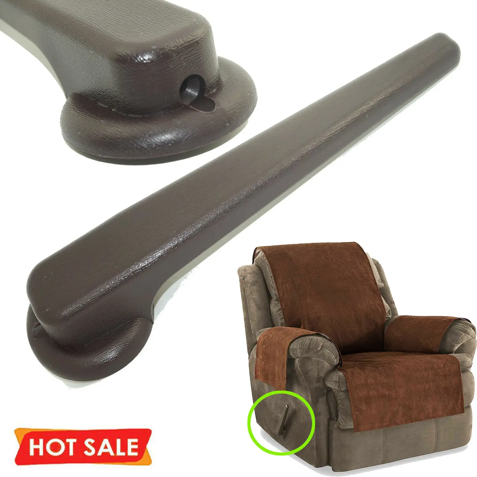 1X Recliner Sofas Chair Settee Couches Handle Lever Hard Plastic，25.7cm Long | Other Tool Parts