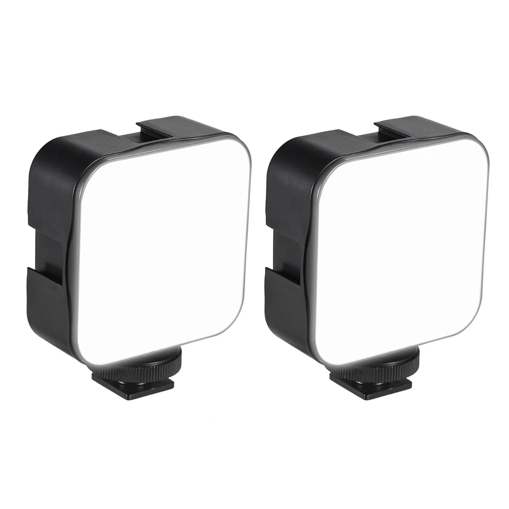 Миниатюрная Светодиодная лампа 5 Вт для видеосъемки 2 шт. заполняющая 6500K с