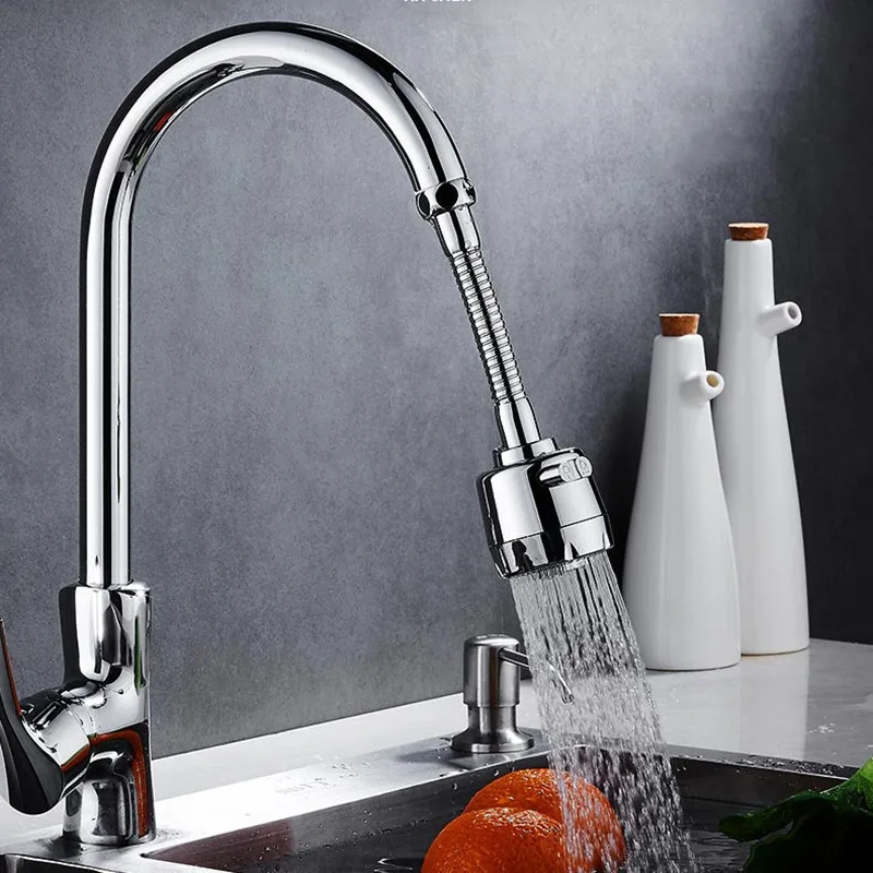

Kitchen Universal Splash-proof Faucet Extender Long Spout Shower Universal Adapter Pressurization and Lengthening