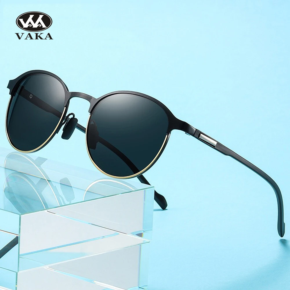 

New Fashion Brand men and women Polarized Unixex Sunglasses Vintage Sunglass Female Oculos de sol feminino UV400 TR90 frame