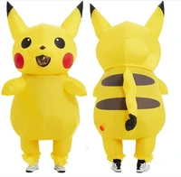 hot sell 2022 yellow inflatable mascot anime cosplay for adult kids mascot carnival fantasy halloween costumes for women