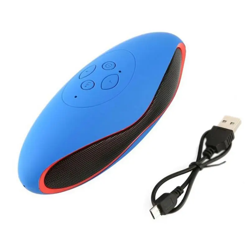 Синий X6U. Rugby X6 Bluetooth динамик мини вставная карта беспроводной Bluetooth динамик USB супер бас Колонка акустическая система Динамик - Цвет: Синий
