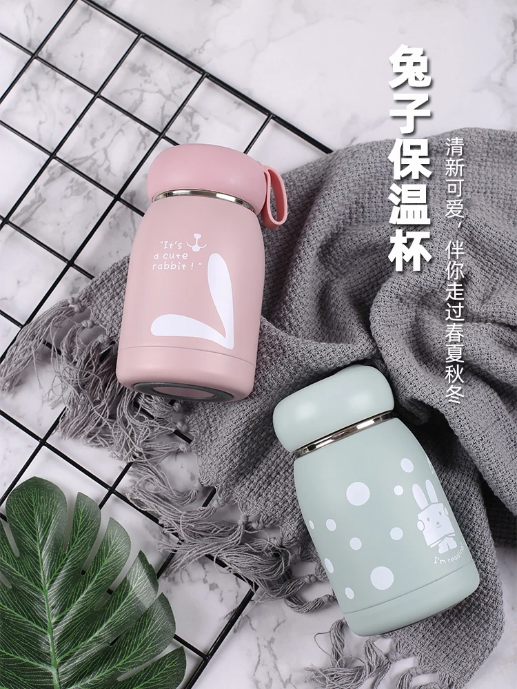 Портативные маленькие чашки термобутылка из нержавеющей стали 500 мл для