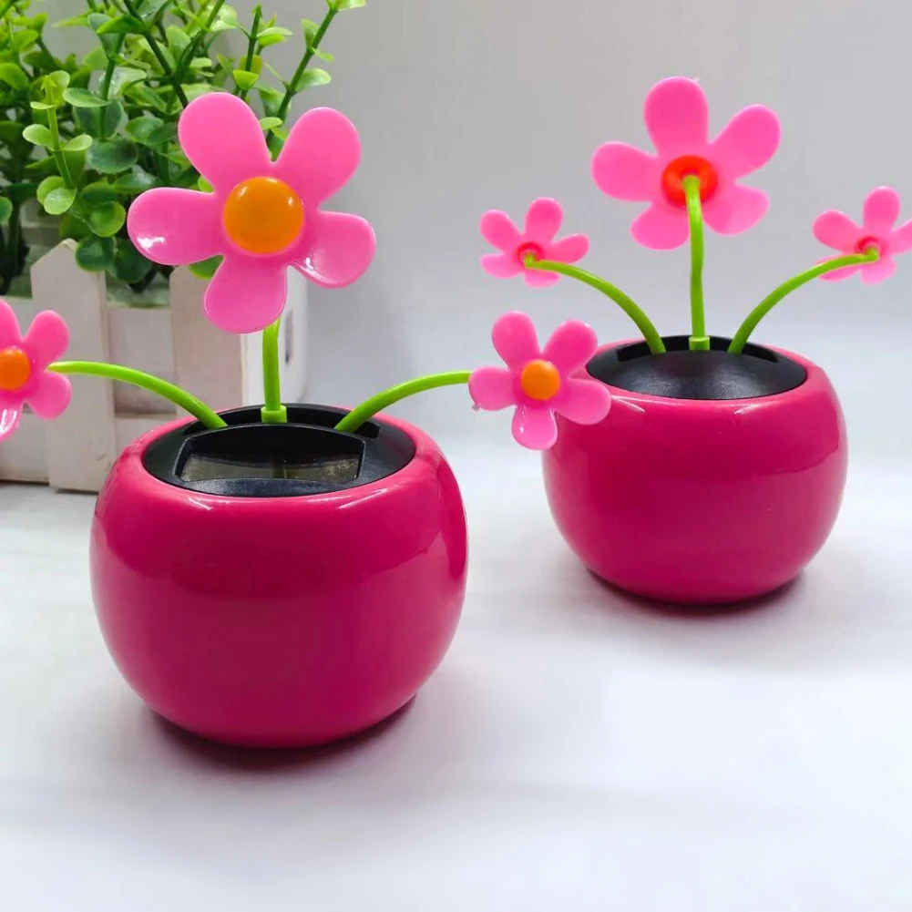 Креативная пластиковая Солнечная энергия яблоки цветок автомобиль орнамент