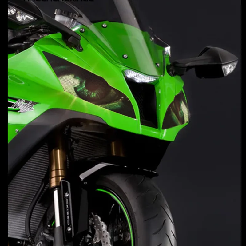Для kawasaki ZX-10R ZX10R 2011-2015 2012 13 14 аксессуары для мотоциклов Защитная Наклейка на фару