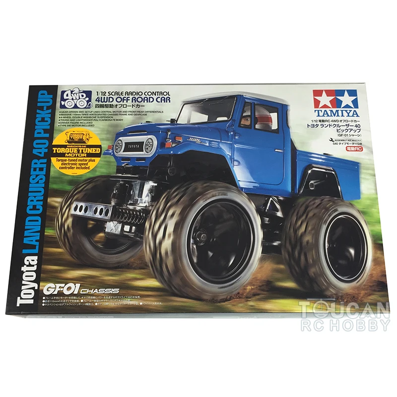 

TAMIYA по супер скидке 1/10 TOYO 58589 4WD LC40-GF0 внедорожные GF-01 шасси RC автомобиль пикап комплект TH18032-SMT4
