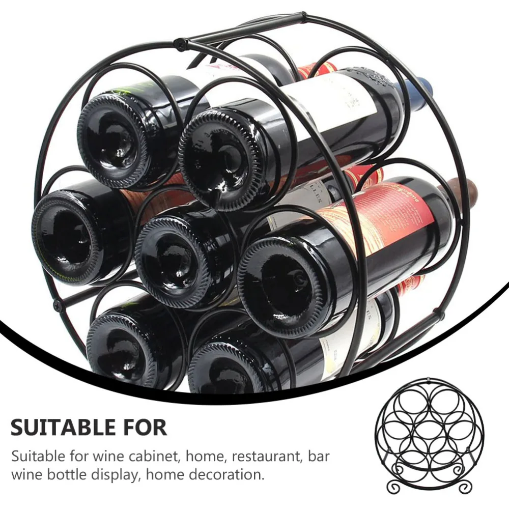 

1pc Rack Household Displaying Holder Home Shelf Decor (Black)