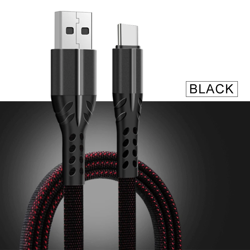 09 1 м 2 м usb type C длинный зарядный кабель для мобильного телефона для samsung Galaxy S9 S8 Быстрая зарядка кабель для передачи данных 3.5A для Xiaomi 8 - Цвет: 09