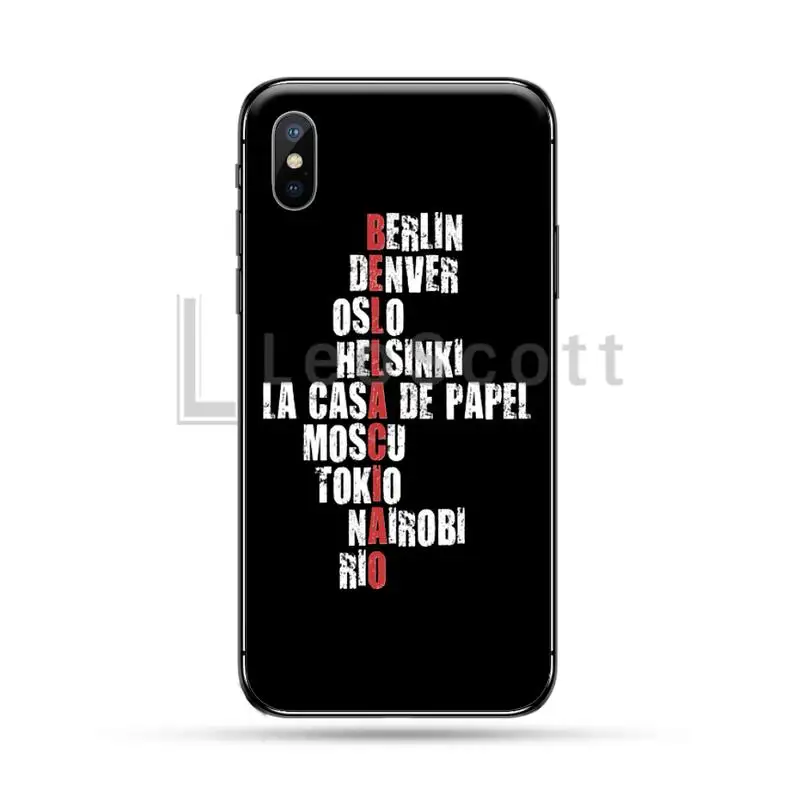 Чехол для телефона с изображением заказчика бумажный чехол надписью The Casa de papel