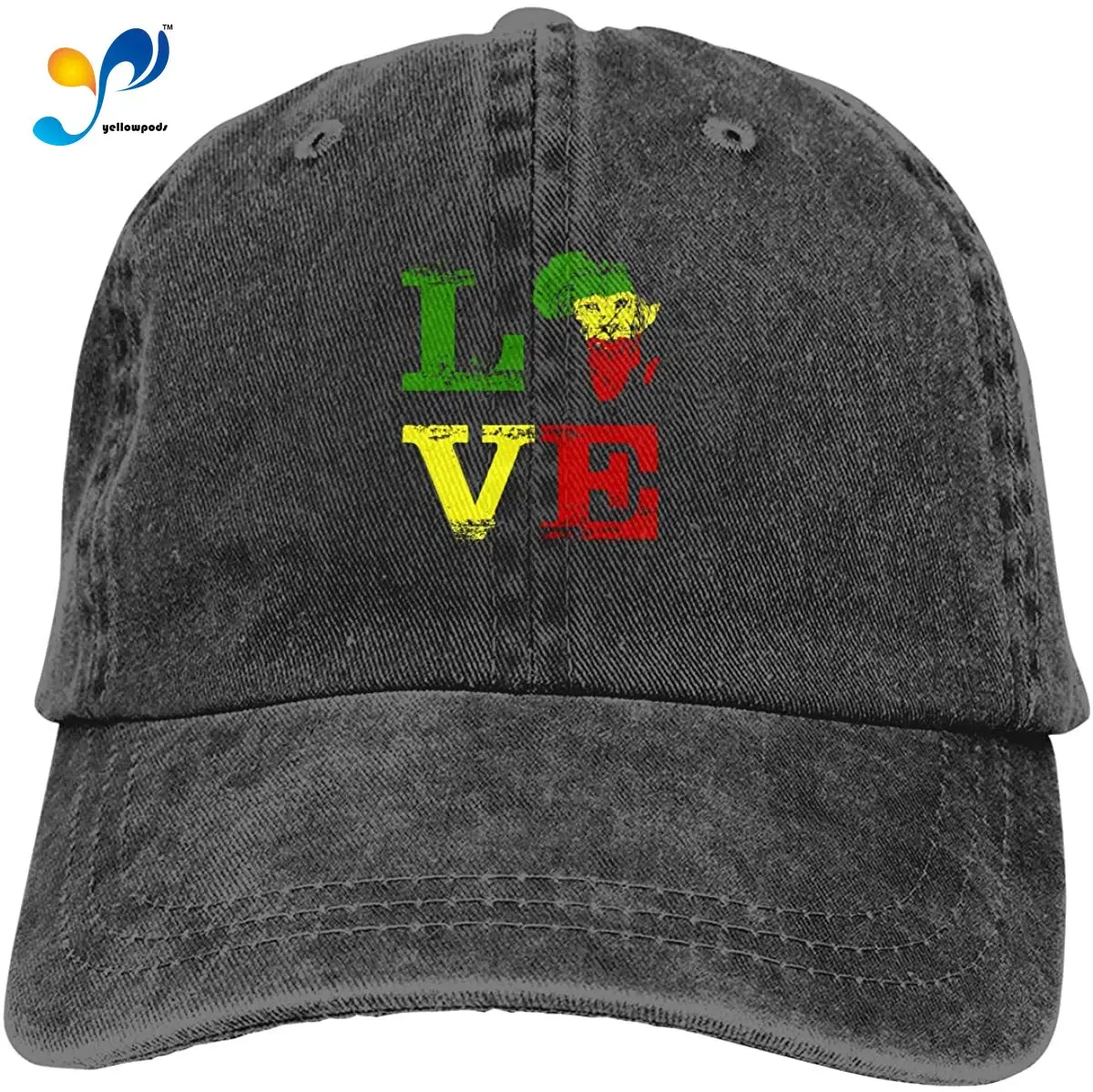

Love Africa Map Lion Unisex Soft Casquette Cap Fashion Hat Vintage Adjustable Baseball Caps