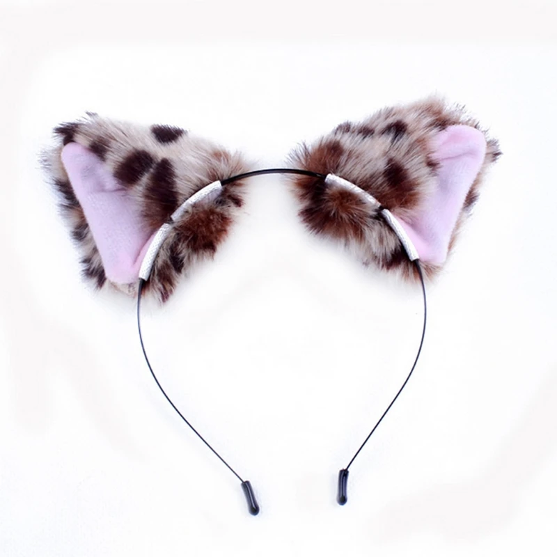 

Orecchiette Party Cat Long Fur Ears Anime Neko Costume Hair Headband Cosplay M89E