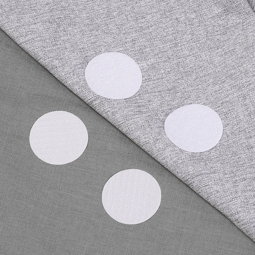 Супер липкая нейлоновая наклейка круглая черная белая застежка-липучка клейкая