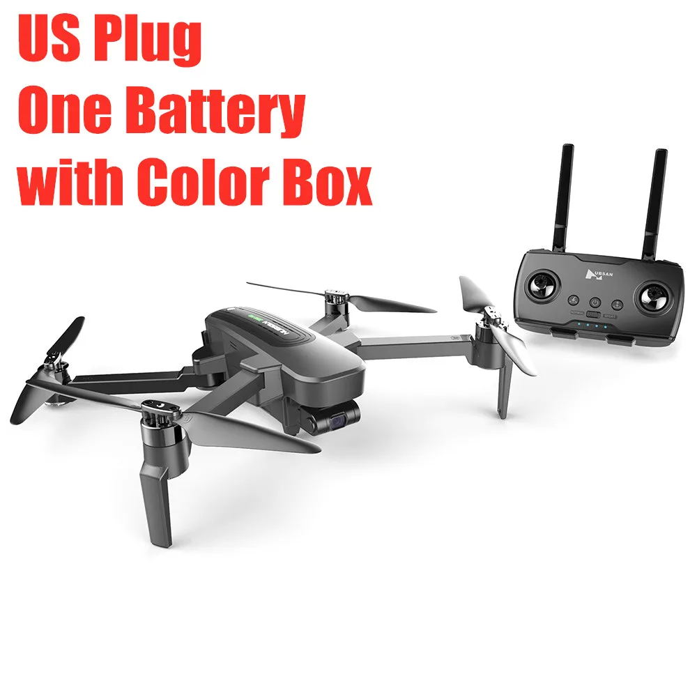 1Battery Box US Plug Hubsan ZINO PRO gps 5G Wi-Fi 4 км с видом от первого лица в формате 4K UHD, Камера 3-осевому гидростабилизатору Сфера панорамы RC Дрон Квадрокоптер RTF - Цвет: 1Battery Box US Plug