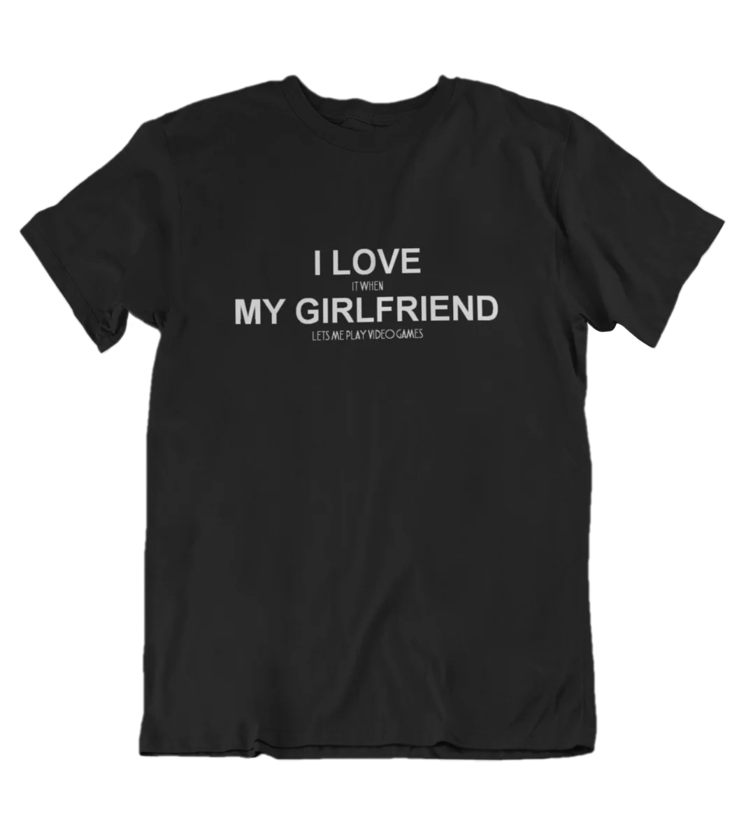Я люблю это когда моя девушка позволяет мне играть в видеоигры рубашка смешная