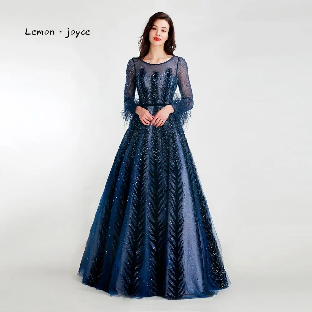 Женское вечернее платье Lemon joyce роскошное ТРАПЕЦИЕВИДНОЕ ПЛАТЬЕ С Бисером