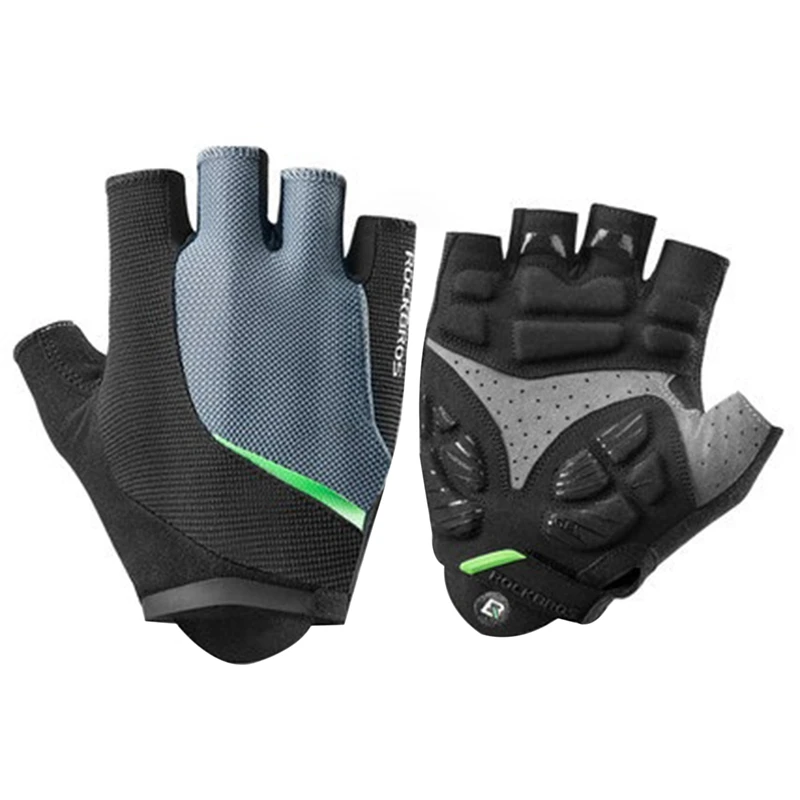 

Велосипедные перчатки ROCKBROS S159, амортизирующие перчатки с открытыми пальцами для езды на велосипеде и мотоцикле, для весны, осени и зимы
