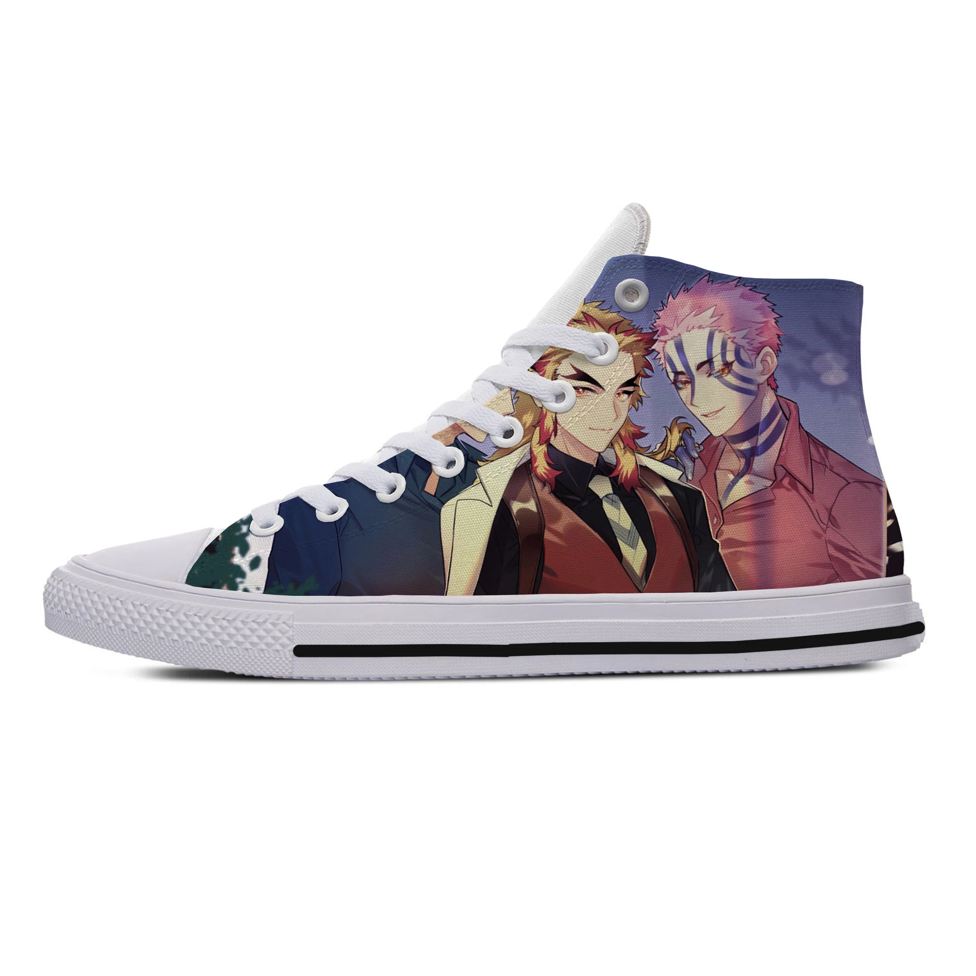 

Demon Slayer Unisex Fashion Shoes Anime Casual Shoes Men Hip Hop Shoes Fashion Sneakers For Men Vulcanize Shoes cosplay