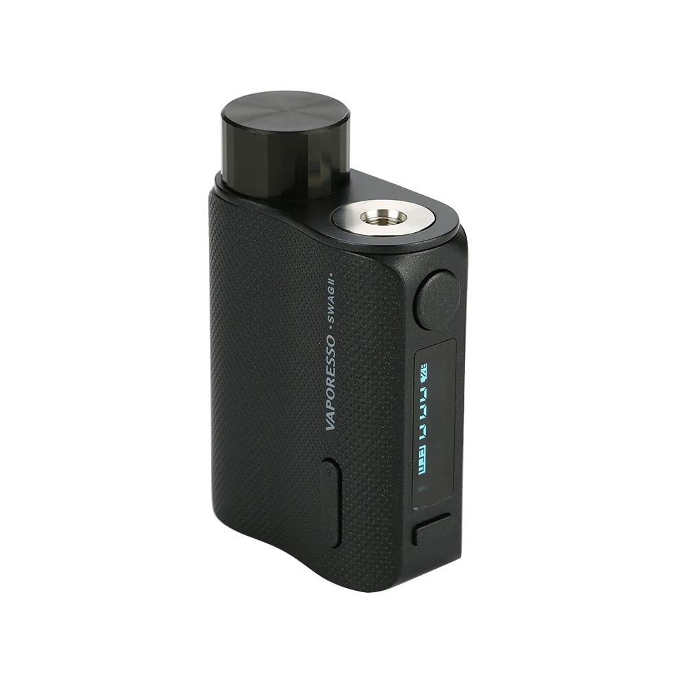 80 Вт Vaporesso Swag 2 TC коробка мод с 0,91 дюймовым экраном мощность от 18650 батареи Vaporesso Swag II vs Gen MOD/Drag 2/Shogun - Цвет: Swag 2 Black