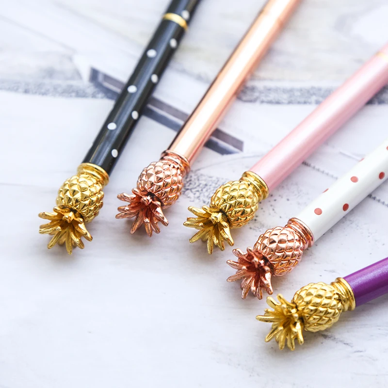 Металлическая шариковая ручка в форме ананаса 0 5 мм|Шариковые ручки| |