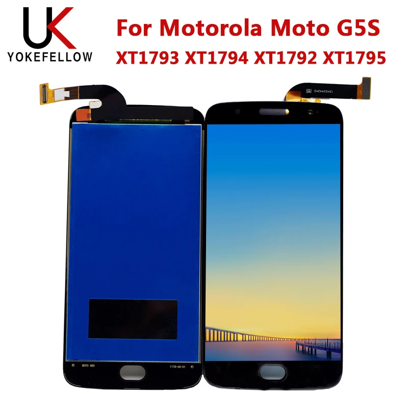ЖК дисплей с дигитайзером в сборе для Motorola Moto G5S XT1793 XT1794 XT1792 XT1795|Экраны мобильных