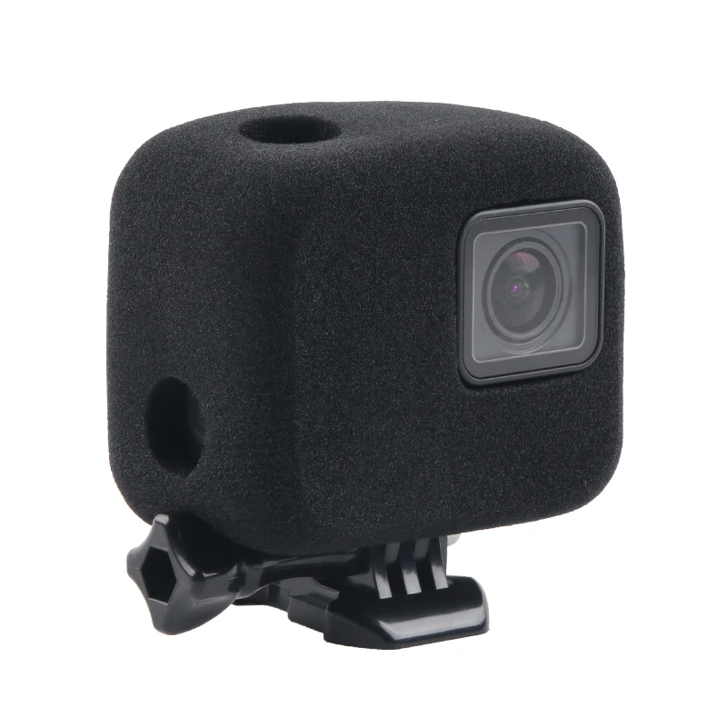 Чехол накладка из губчатой пены с шумоподавлением на ветровое стекло для GoPro Hero 5 6