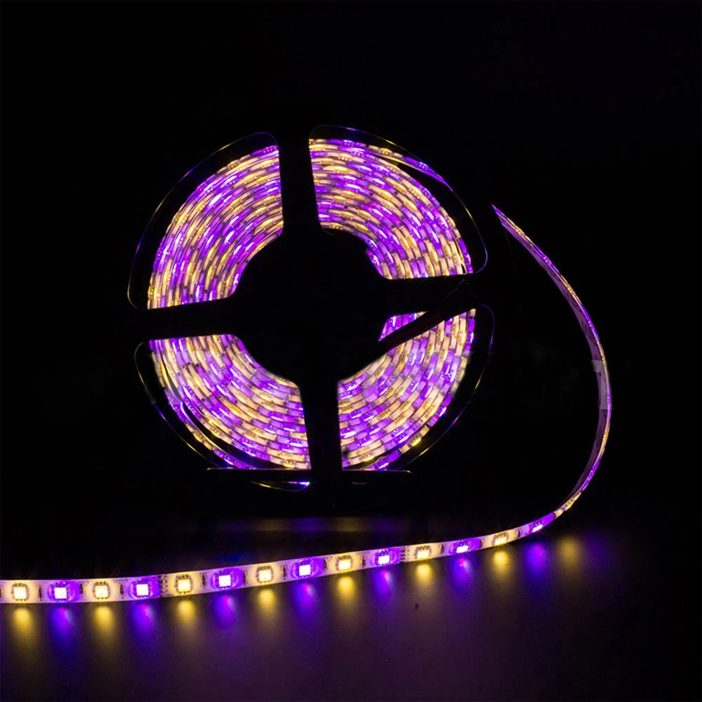 

LED Strip Light RGBWW 12V 5M 300LED SMD5050 Waterproof Flexible LED Lamp Tape Home Decoration Light