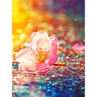 Полная дрель Алмазная картина цветок Алмазная вышивка продажа картина стразы украшение для дома Алмазная мозаика, цветы LK1