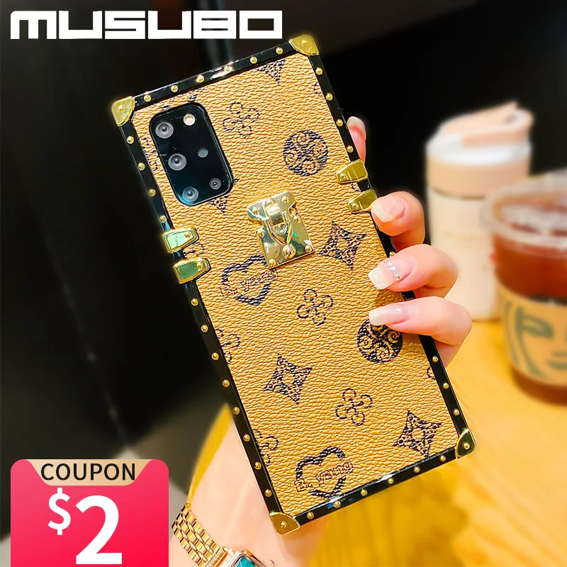 Musubo Retro Case For Samsung Galaxy S21 S20 Ultra S10 Plus A51 A71 5G A72 Note 10 Plus Note 20 Ultra Fundas Cover Luxury Coque