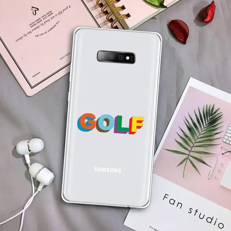 

Tyler Creator golf rapper Phone Case Transparent For Samsung Galaxy S A 5 7 8 9 2015 20 edge plus 10 e lite 2019