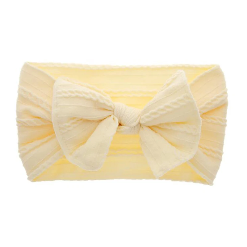 CMSOLO/повязка на голову для малышей нейлоновая эластичная повязка с бантом из