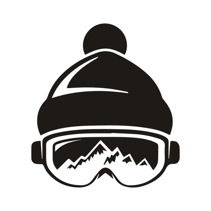 11*10 см Автомобильная наклейка детский лыжный автомобиль бампер стикер s и