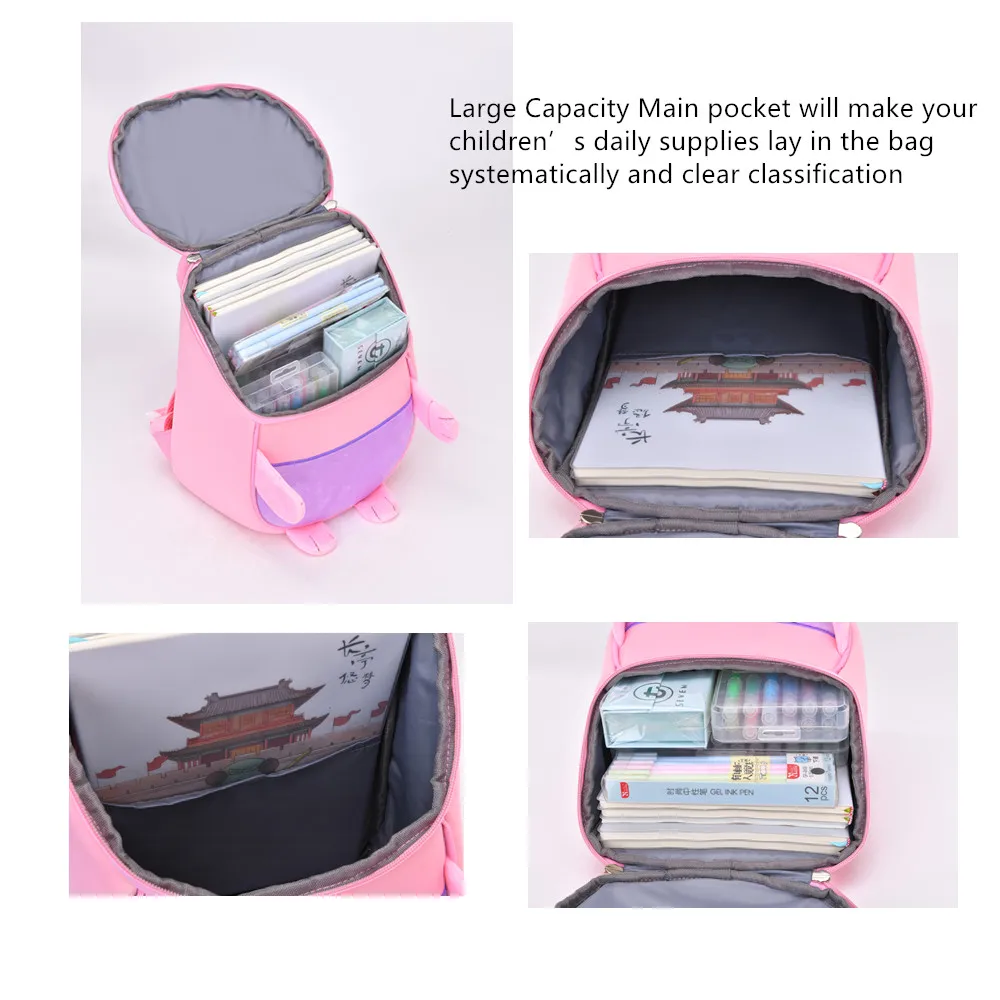 3D Cartoon Animal Baby Backpacks kindergarten Schoolbag Kids Backpack Children School Bags Girls Boys Backpacks Mochila Infantil