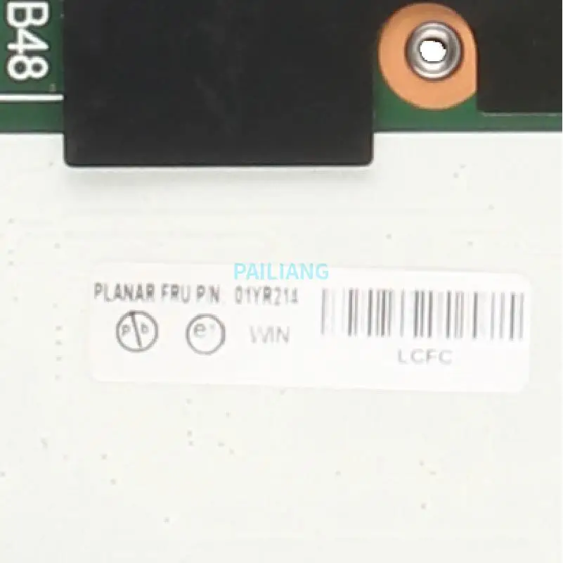 Preise PAILIANG Laptop Motherboard Für LENOVO Thinkpad X1C Mainboard NM-B481 01YR214 SR3L9 I5-8350U Tesed DDR4
