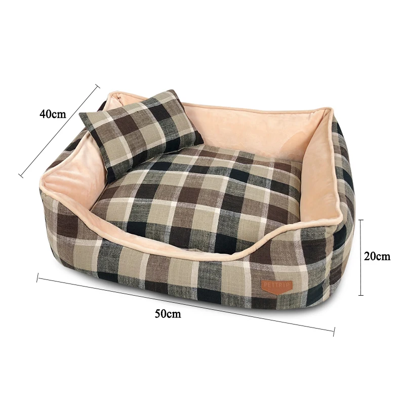 

Drop shipping Dogs Bed For Small Medium Large Dogs Pet House Waterproof Bottom Soft Warm Cat Bed Sofa House