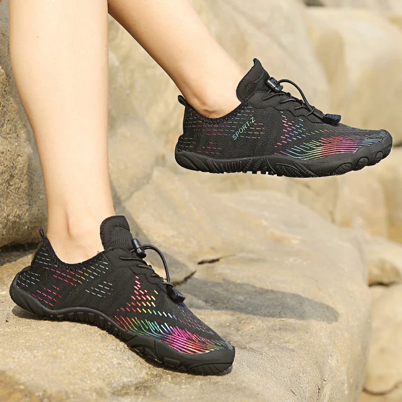 Летние кроссовки для мужчин и женщин без шнуровки Повседневные Дышащие пляжа