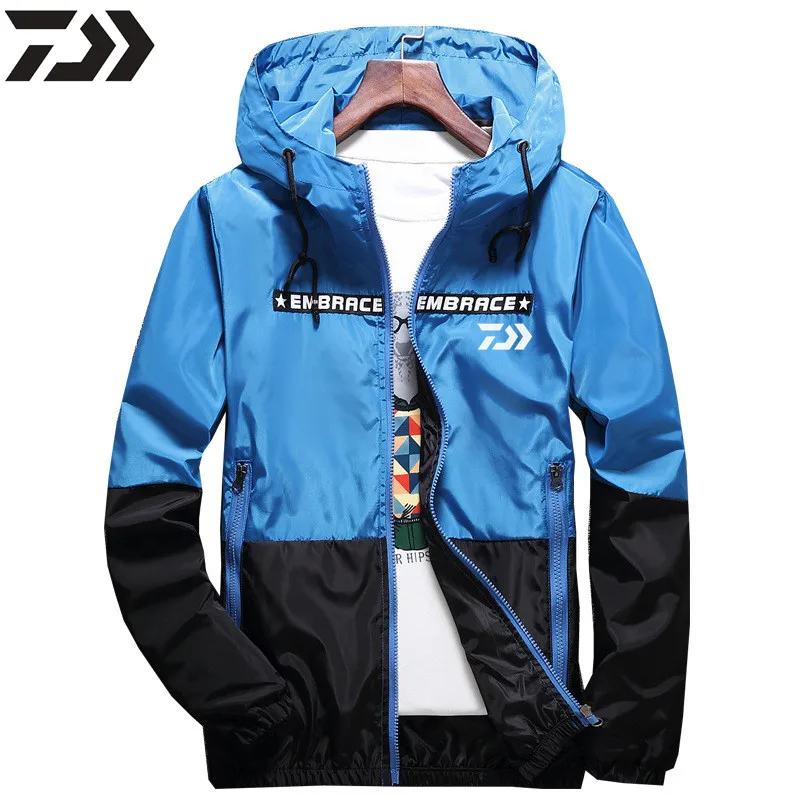 

New DAIWA Winter Fishing Shirts Ultrathin Hooded Outdoor Camping Fishing Clothing Quick Dry Fishing Jackets Sports Clothes S-4XL