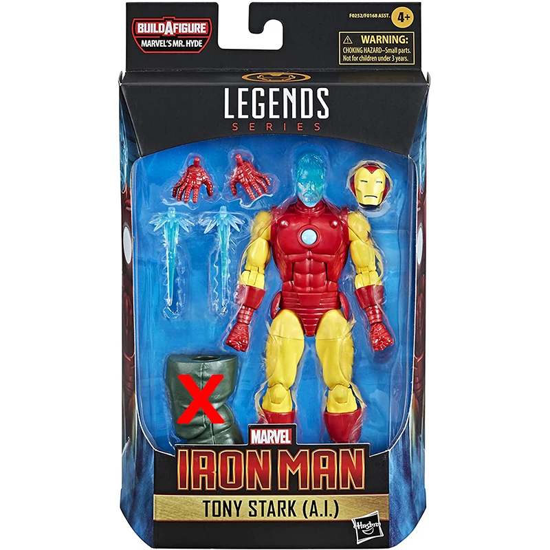 

Hasbro Marvel Legends Series 6-inch IronMan Tony Stark (A.I.) Action Figure Anime Model Doll Decoration Toy Child Birthday Gift