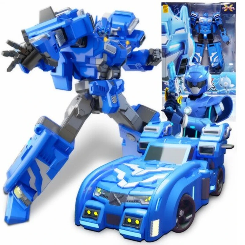 

Mini Agent Armored car Robot Combined Transformation Action Figure MiniForce X Autobots Mecha Deformation For Children's Boy Toy