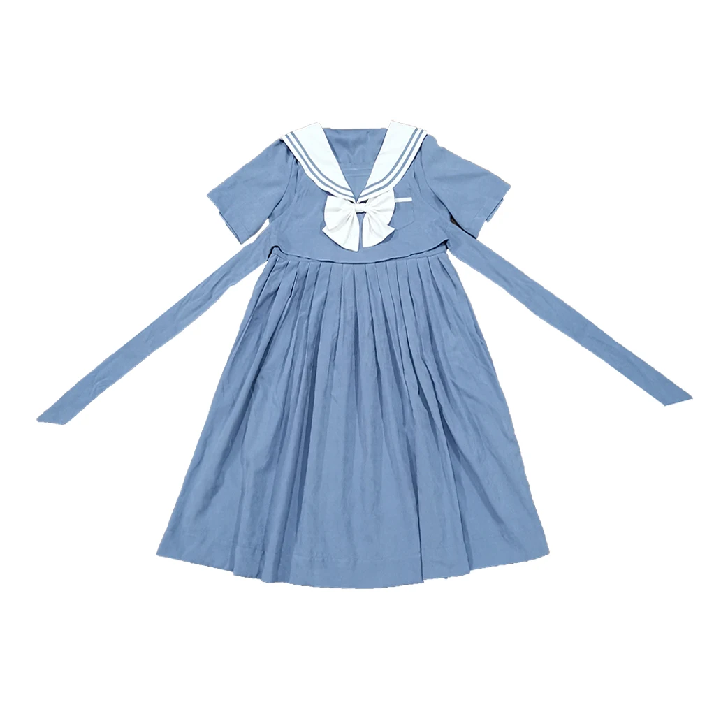 Школьное платье плиссированная юбка большого размера студенческий косплей