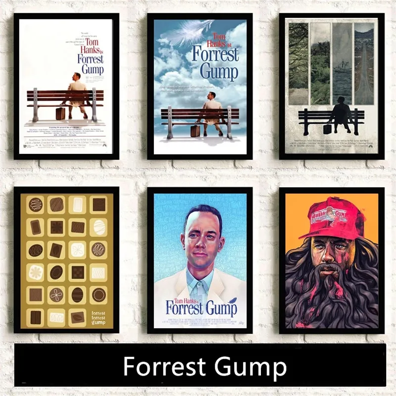 

Forrest Gump Classic Movie Canvas Painting HD Star Posters and Prints Cuadros Wall Art Picture for Living Room Home Decoration