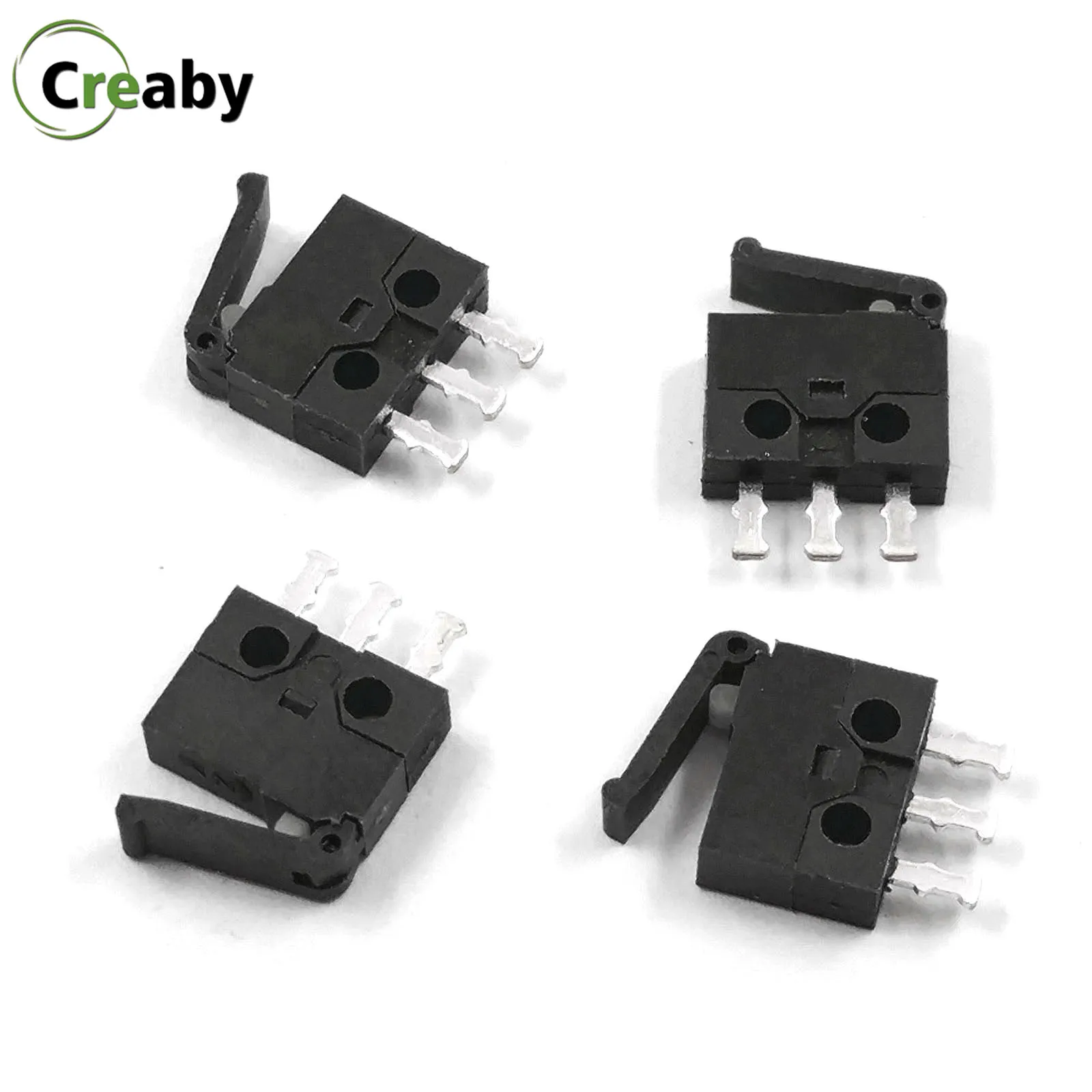 

10pcs/Lot Mini Micro Switch Camera Reset Switch Detection Stroke Limit 3 Pin In Line Switch For Digital Equipment KFC-V-307