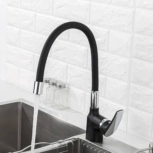 F4453-04 FRAP кухонный кран современный стиль гибкий кухонный смеситель для раковины кран с одной ручкой Красный Белый Черный Цвет Холодная и горячая вода - Цвет: F4453-04