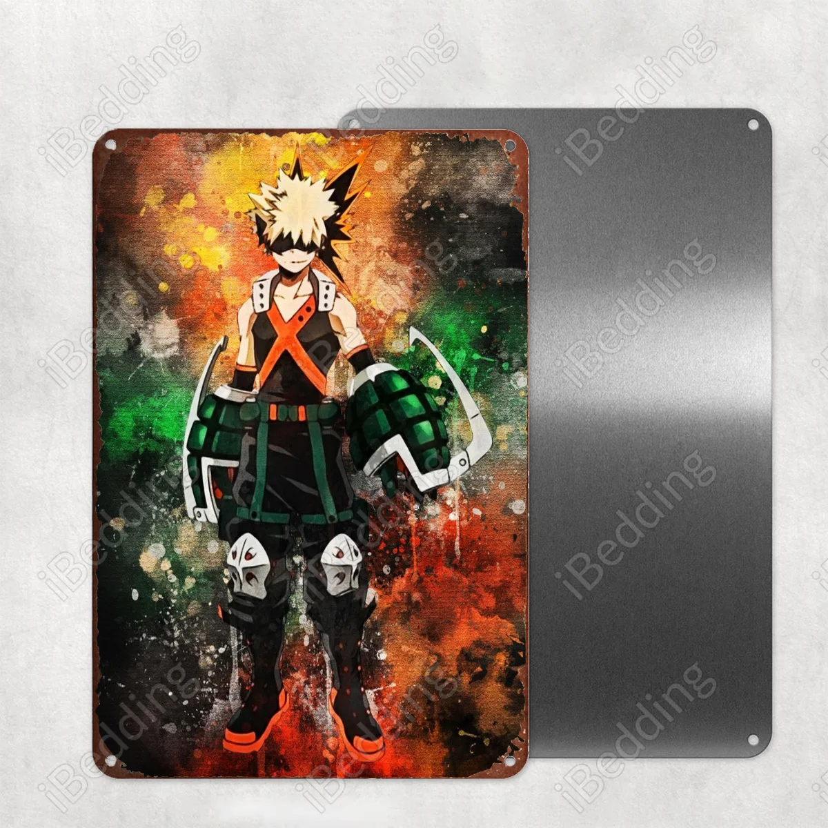 

Bakugo Katsuki 2 17 металлическая вывеска-плакат украшение для дома и бара, железная живопись, персонализированный паб, клуб, промышленный Декор