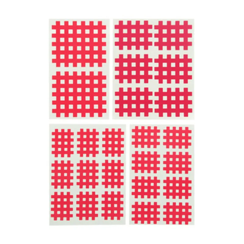 9 шт./лист спиральная крестообразная кинезиологическая лента 3 х4 мм|Налокотники и