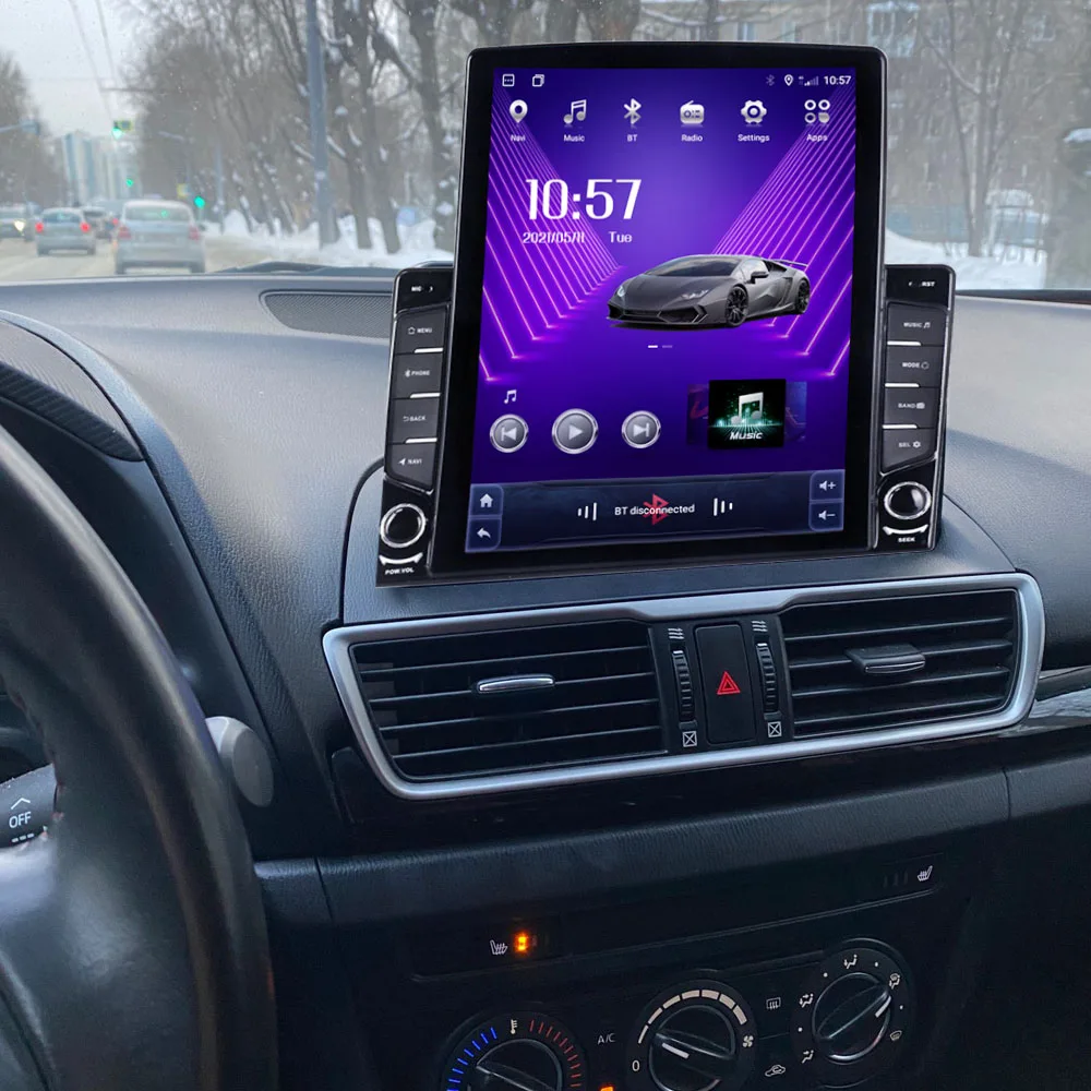 Runningnav для Mazda 3 Axela 2013 2018 Tesla Тип Android автомобильное радио мультимедийный
