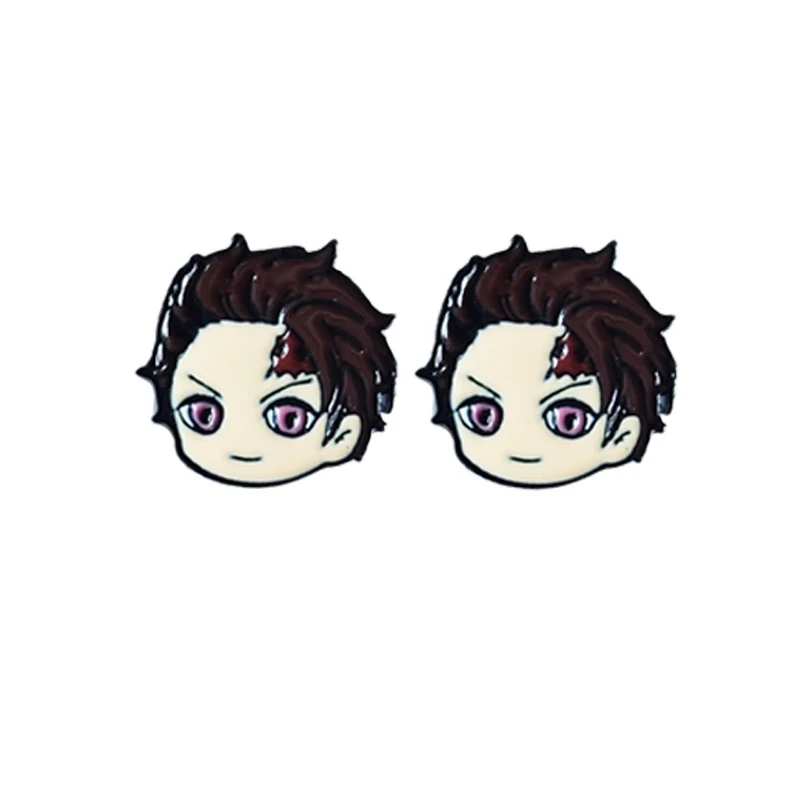 

Japanese Anime Demon Slayer Earrings Accessories Kamado Tanjirou Nezuko Hashibira Inosuke Agatsuma for Men Women Wholesale